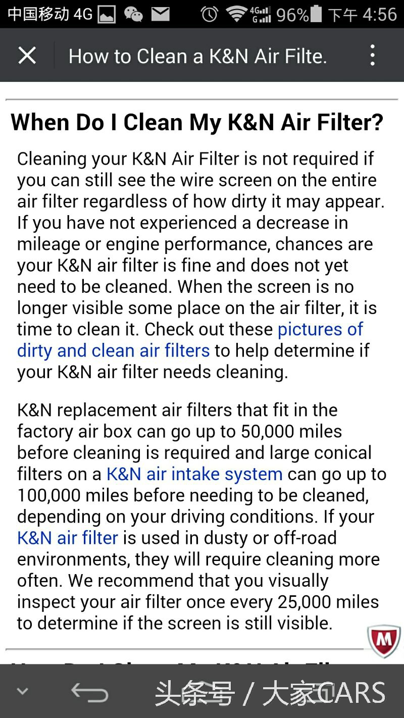 kn风格过滤效果,kn高流量空气滤芯清洗教学