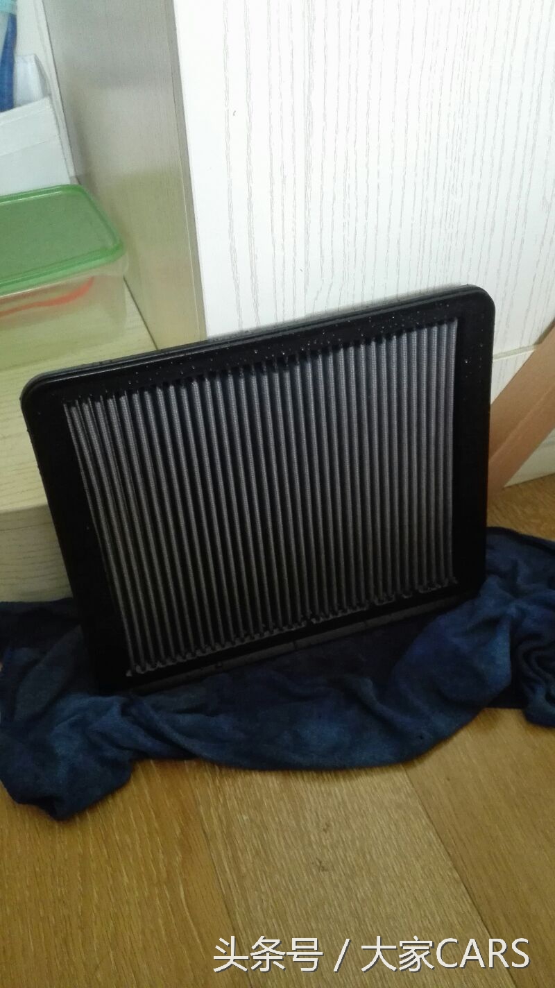 kn风格过滤效果,kn高流量空气滤芯清洗教学