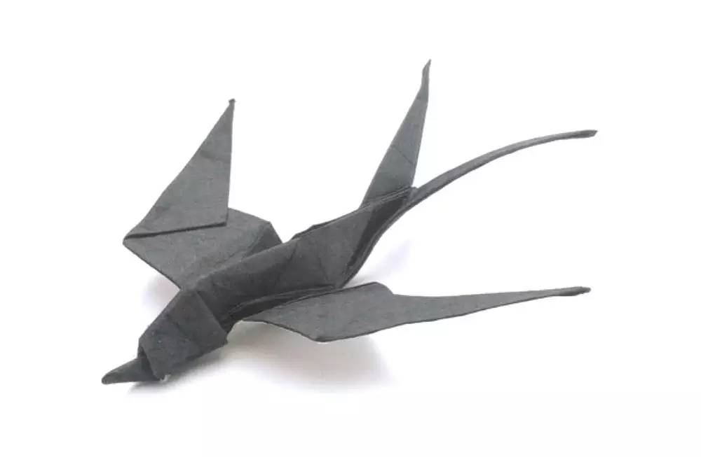 10000种少女心折纸又简单又好看,折纸燕子教程