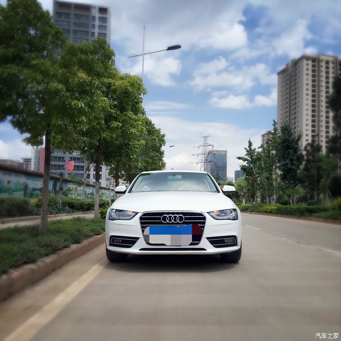 a4l顶配美照,提车a4l细节高清