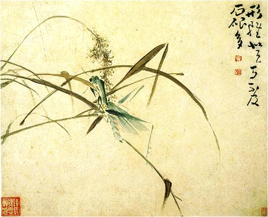 国画四绿怎么调,国画四种墨法