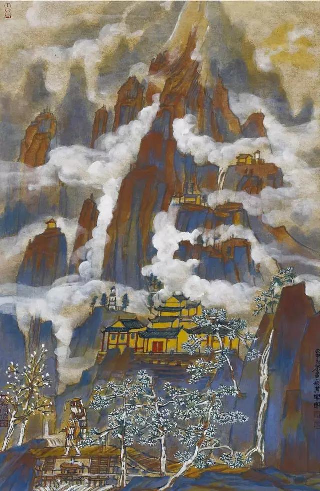 国画山水风景欣赏大全,中国最美山水风景国画