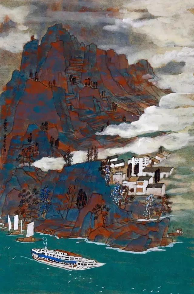 国画山水风景欣赏大全,中国最美山水风景国画