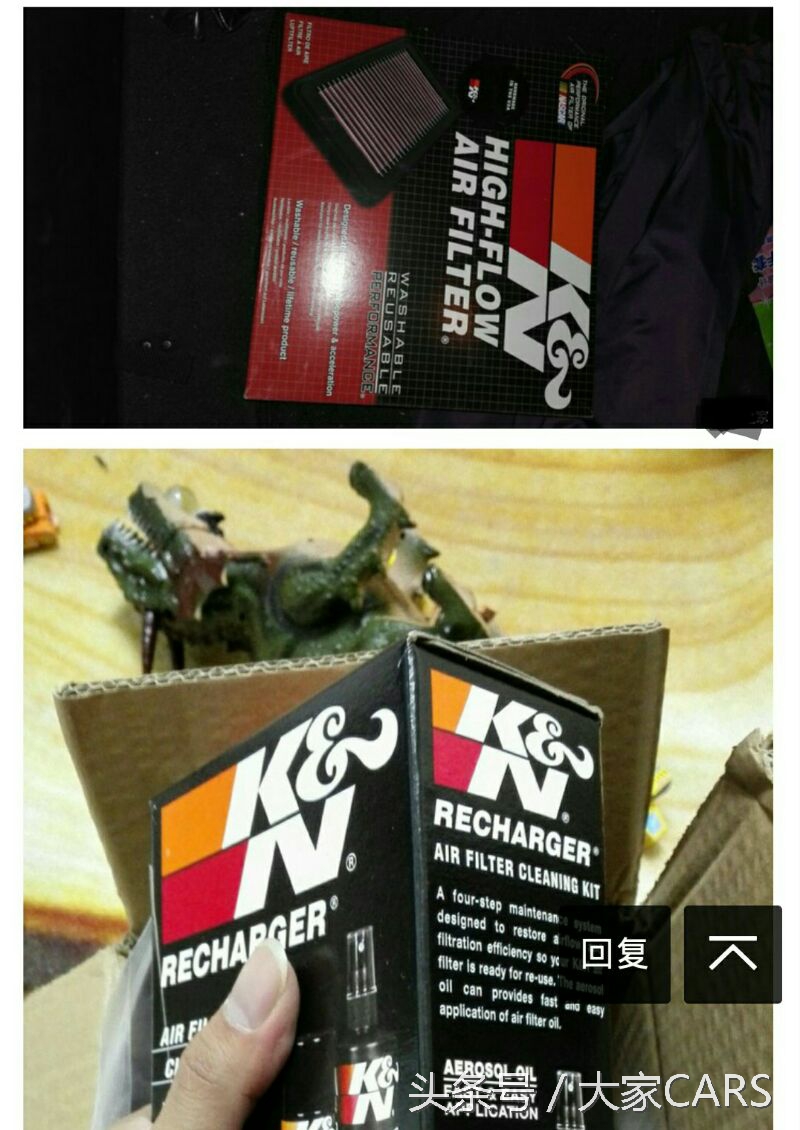 kn风格过滤效果,kn高流量空气滤芯清洗教学