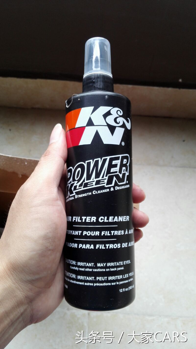 kn风格过滤效果,kn高流量空气滤芯清洗教学