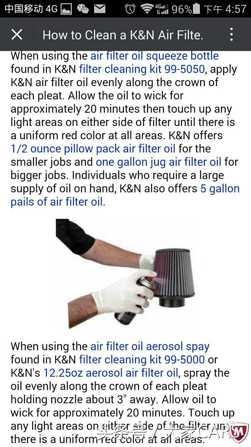 kn风格过滤效果,kn高流量空气滤芯清洗教学