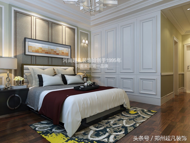 郑州天地湾别墅样板间,郑州雅致空间美式