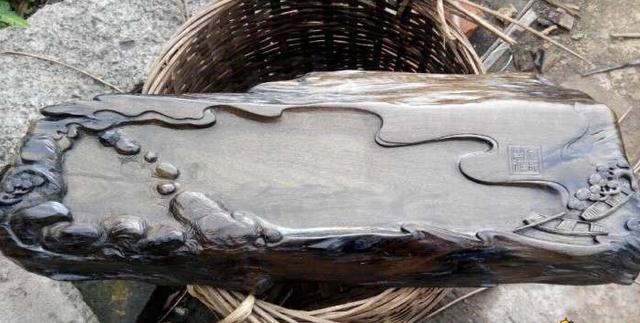 自制阴沉金丝楠小茶盘,阴沉木做茶盘全过程视频