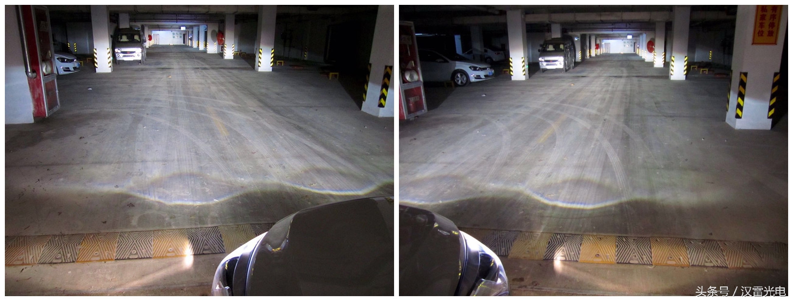 汉雷雷神氙气灯测评,现代名图改氙气灯多少钱