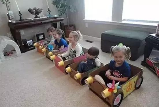 废旧纸箱手工制作玩具收纳架,废旧纸箱手工益智玩具