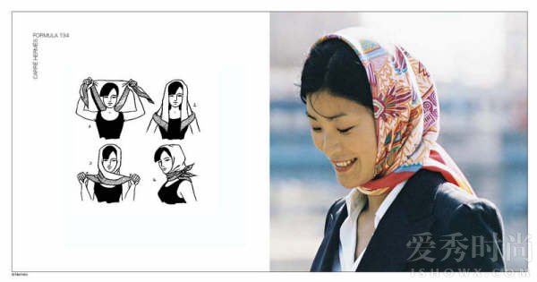 大丝巾丝巾扣的系法大全,三角丝巾的系法图解视频