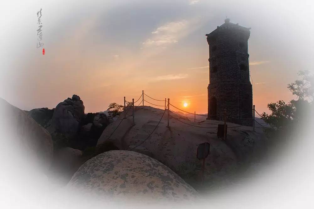 五莲松月湖风景图,美图欣赏旭日东升