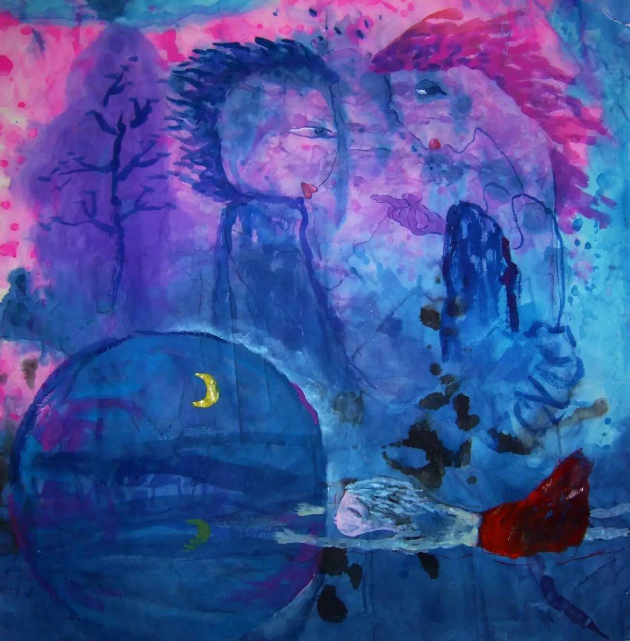 画家圈美文：胡耀兮——《雨淋淋》