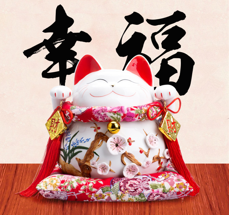 有趣招财狗存钱罐,装饰存钱罐用的装饰品可进可出