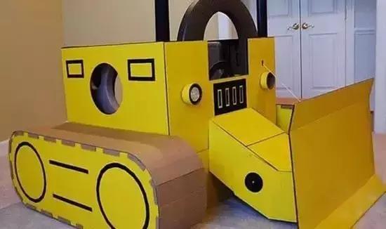 废旧纸箱手工制作玩具收纳架,废旧纸箱手工益智玩具