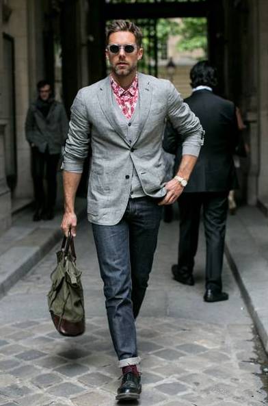 花衬衫男怎么穿出高级感,花衬衫男高级感