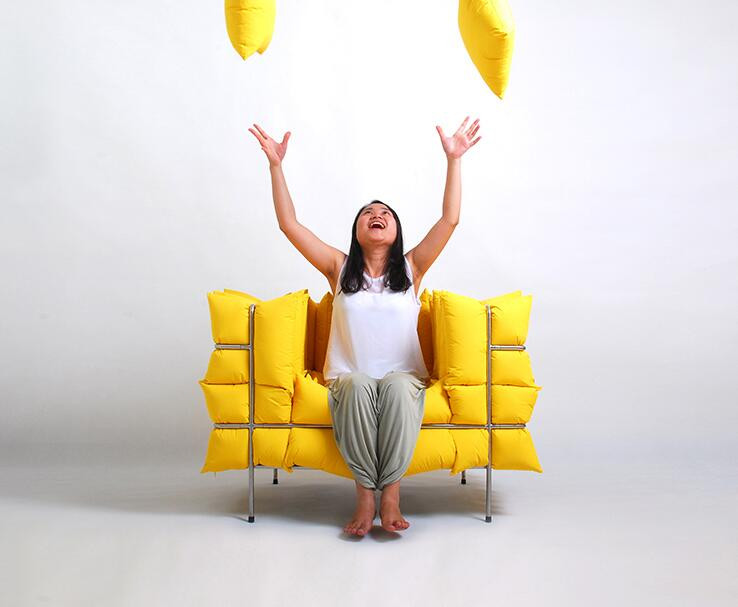 小户型的沙发椅,美容院待客区沙发椅