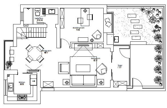 120平混搭三居安享生活乐趣,113平方三室两厅豪华欢乐家园