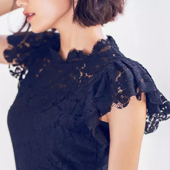 蕾丝小众高级感小衫夏,高品质蕾丝衫时尚百搭