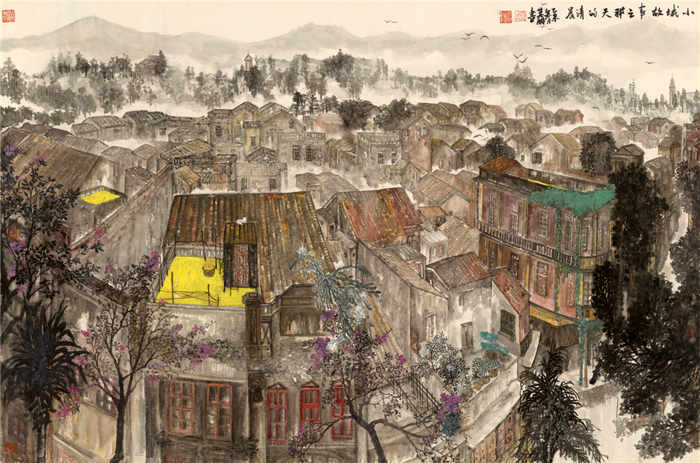 莫闲的作品,莫闲画家