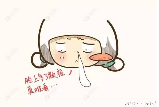 痘痘的生长过程视频,痘痘的发展过程素材