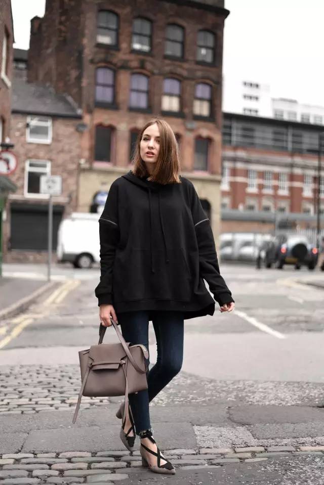 美式hiphop高街连帽卫衣,宽松潮牌oversize薄款卫衣搭配