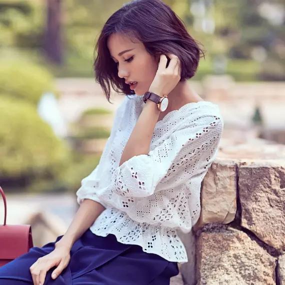 蕾丝小众高级感小衫夏,高品质蕾丝衫时尚百搭