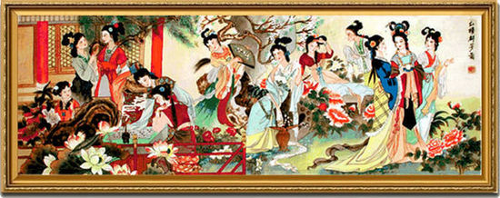 软装教学视频教程,简装风格十字绣