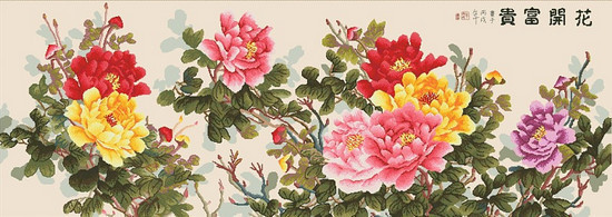 软装教学视频教程,简装风格十字绣