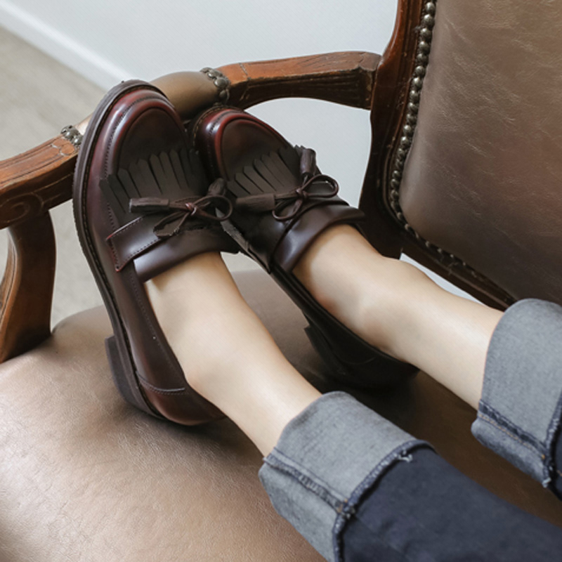 复古文艺森系小皮鞋,小皮鞋复古风