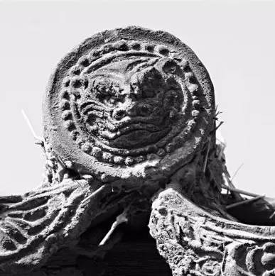 中国古建筑标志瓦当斗拱,瓦当古建筑