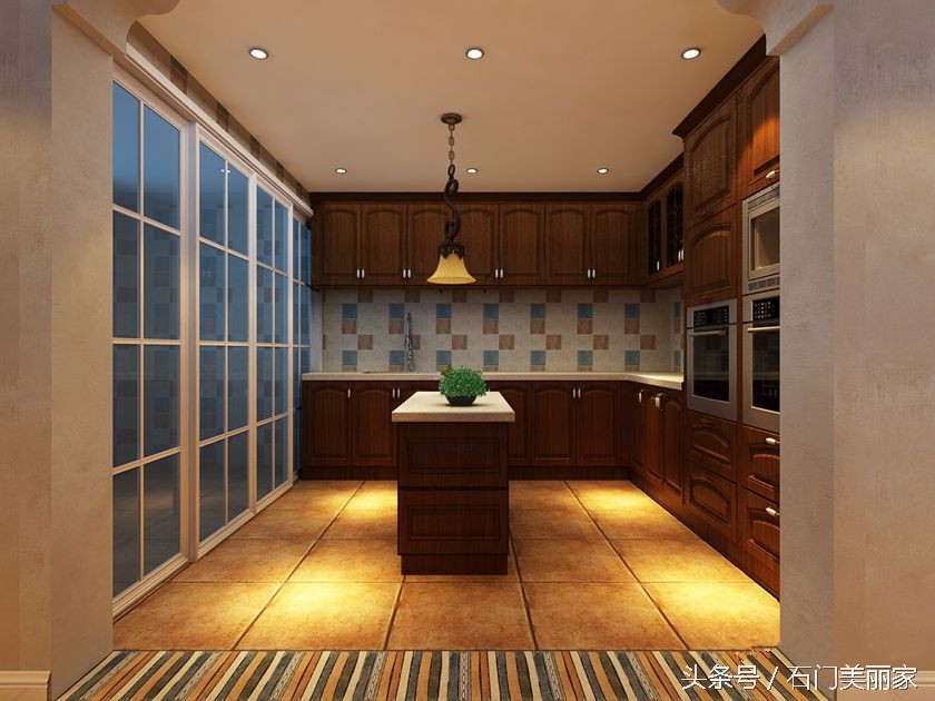 石家庄易水龙脉254平米别墅美式风格典雅韵律