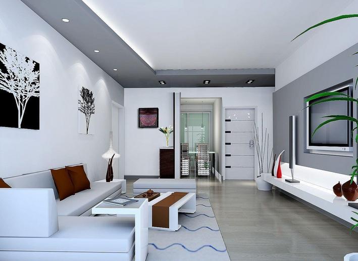 客厅中央空调吊顶造型设计效果图,最简单的吊顶设计图片