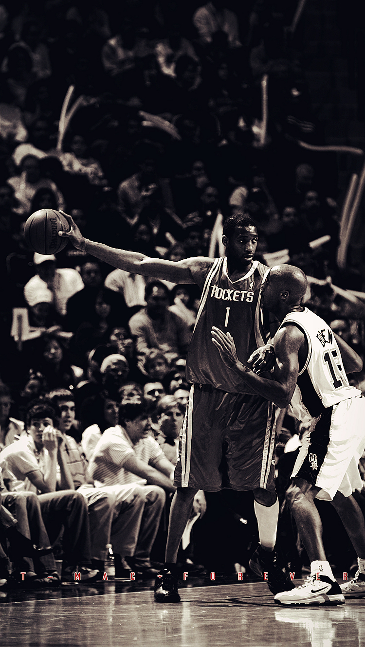 魔术时期麦迪扣篮壁纸,麦迪最霸气单手持球壁纸