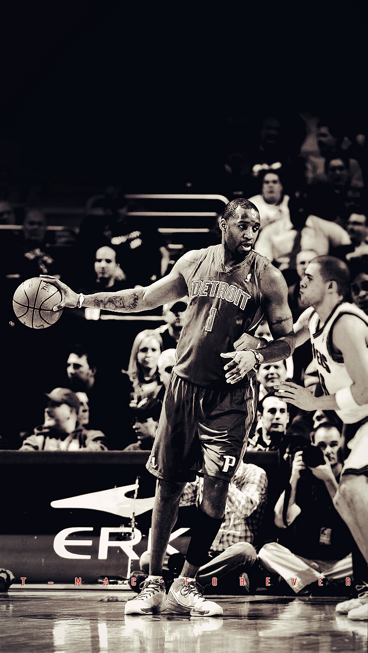 魔术时期麦迪扣篮壁纸,麦迪最霸气单手持球壁纸