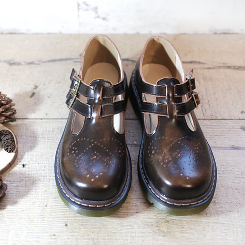 复古文艺森系小皮鞋,小皮鞋复古风