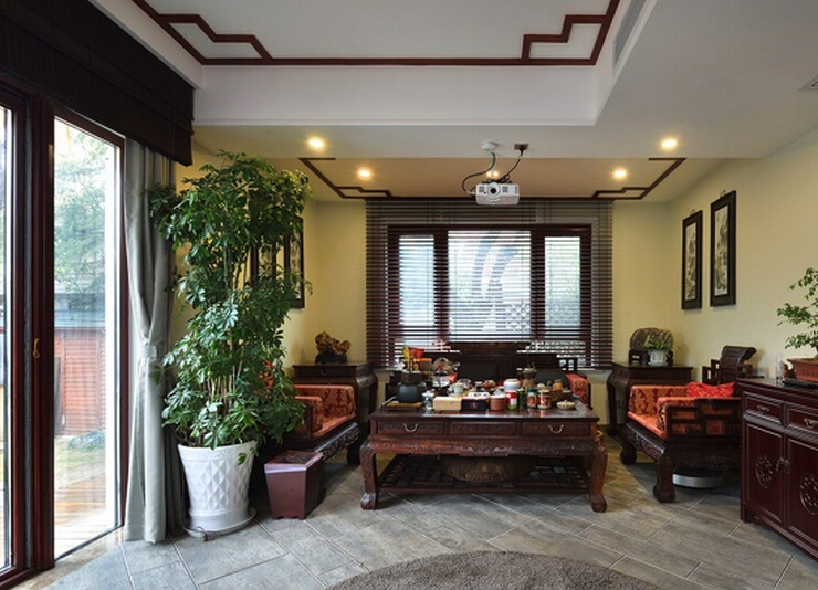 跃层280欧式装修效果图,280平大平层欧式装修效果图