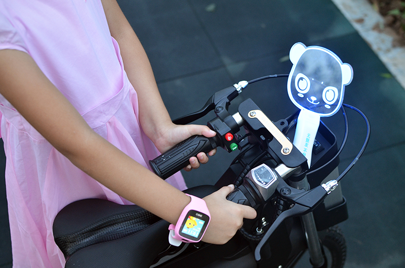 公园便携折叠小孩车,公园电动儿童游玩车