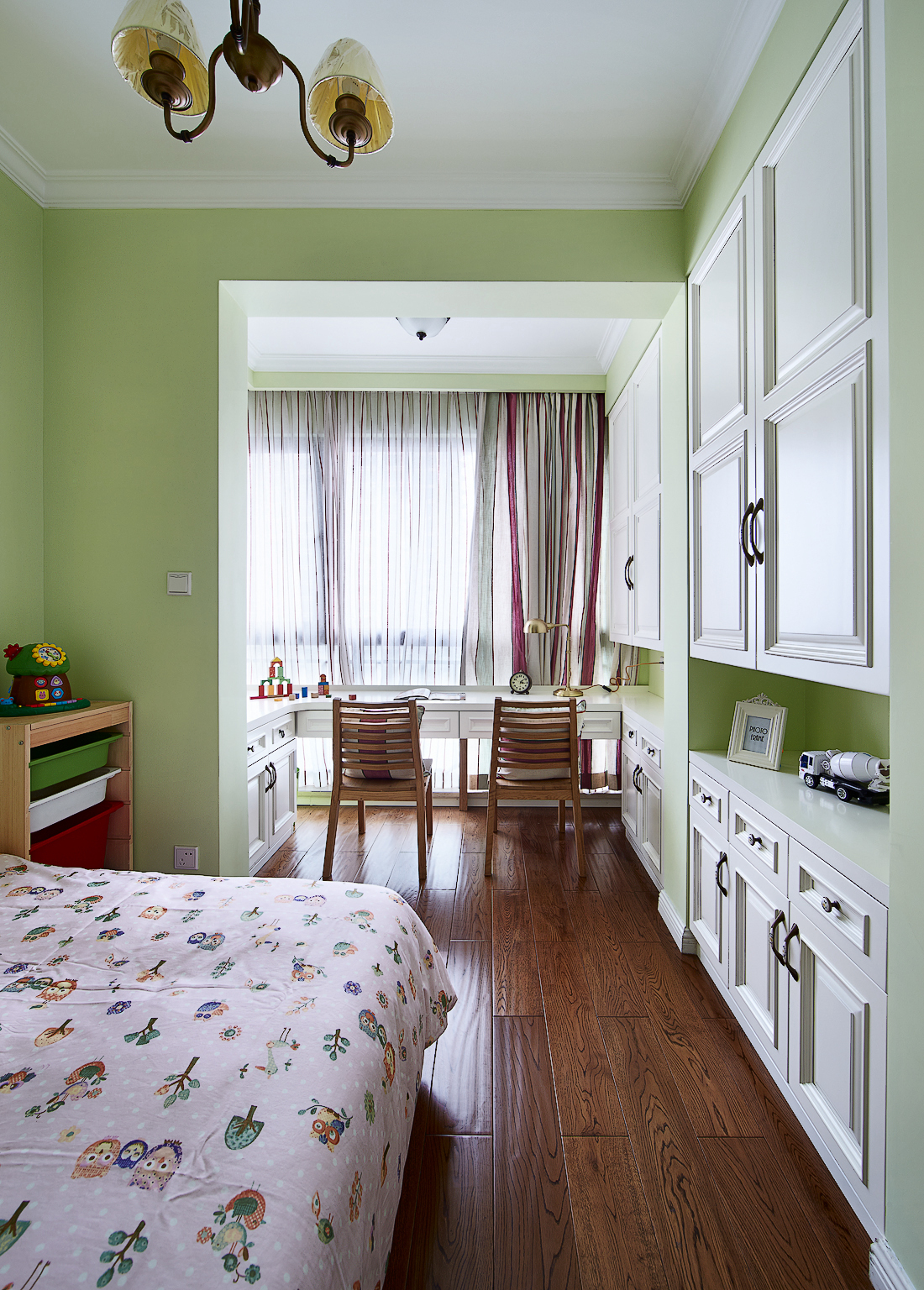 一步一风景,新乡馨华佳苑160平美式乡村风设计