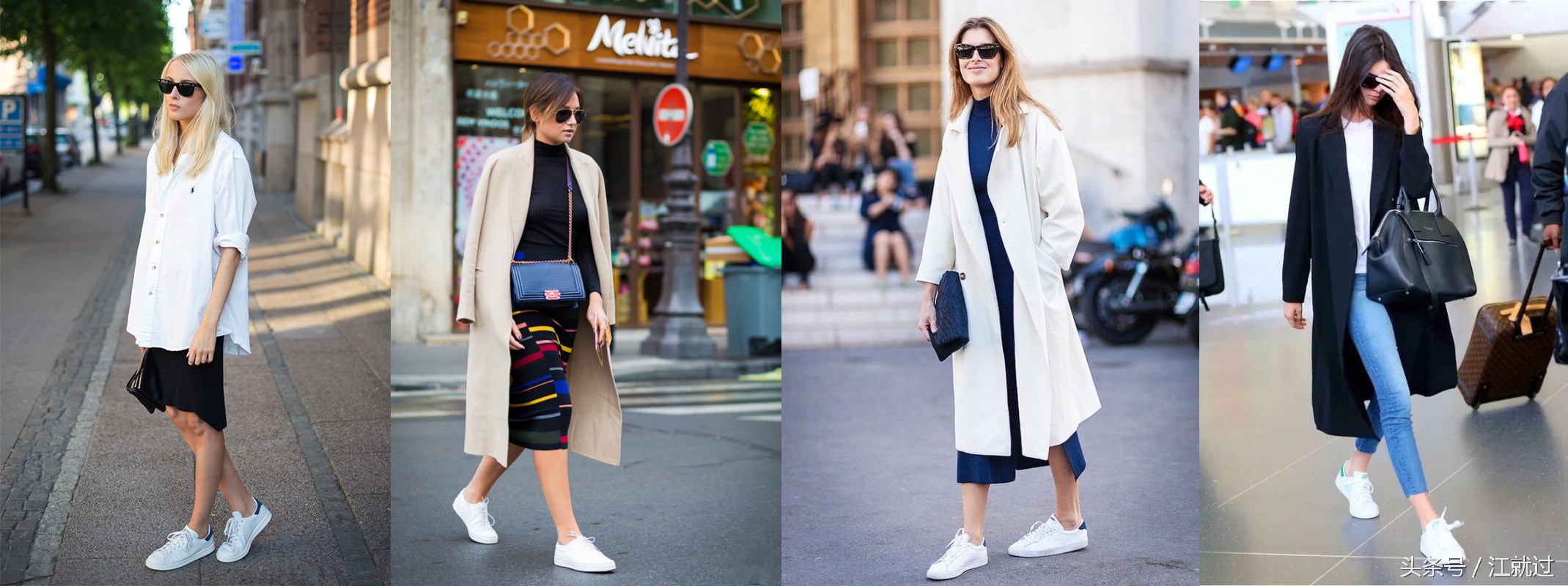 秋冬日系小白鞋怎么搭配,秋冬必备的一双百搭鞋