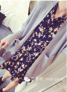 点点小碎花，让你的冬天也可活力四射，温暖的打底连衣裙！