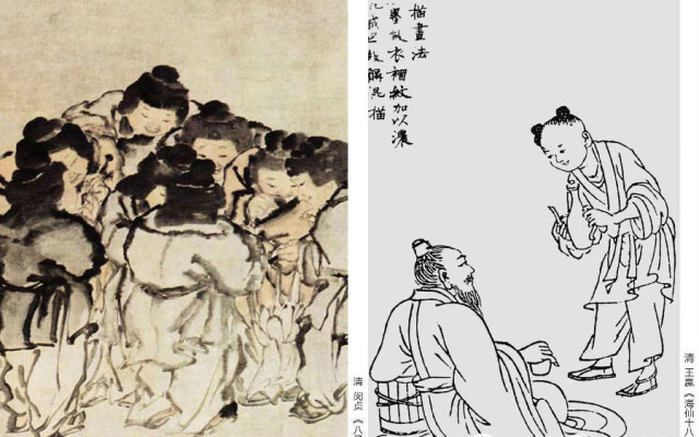 中国画线条的魅力十八描技法,中国画线描技法十八描