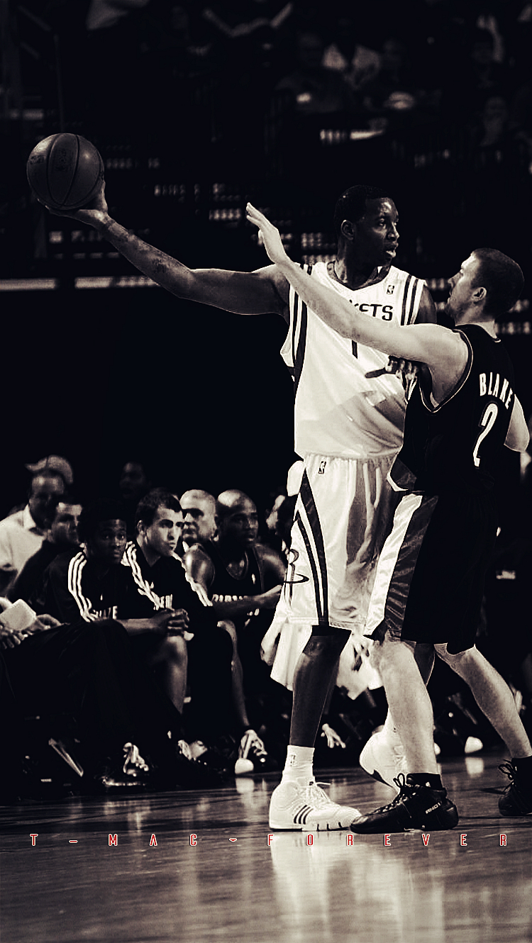 魔术时期麦迪扣篮壁纸,麦迪最霸气单手持球壁纸