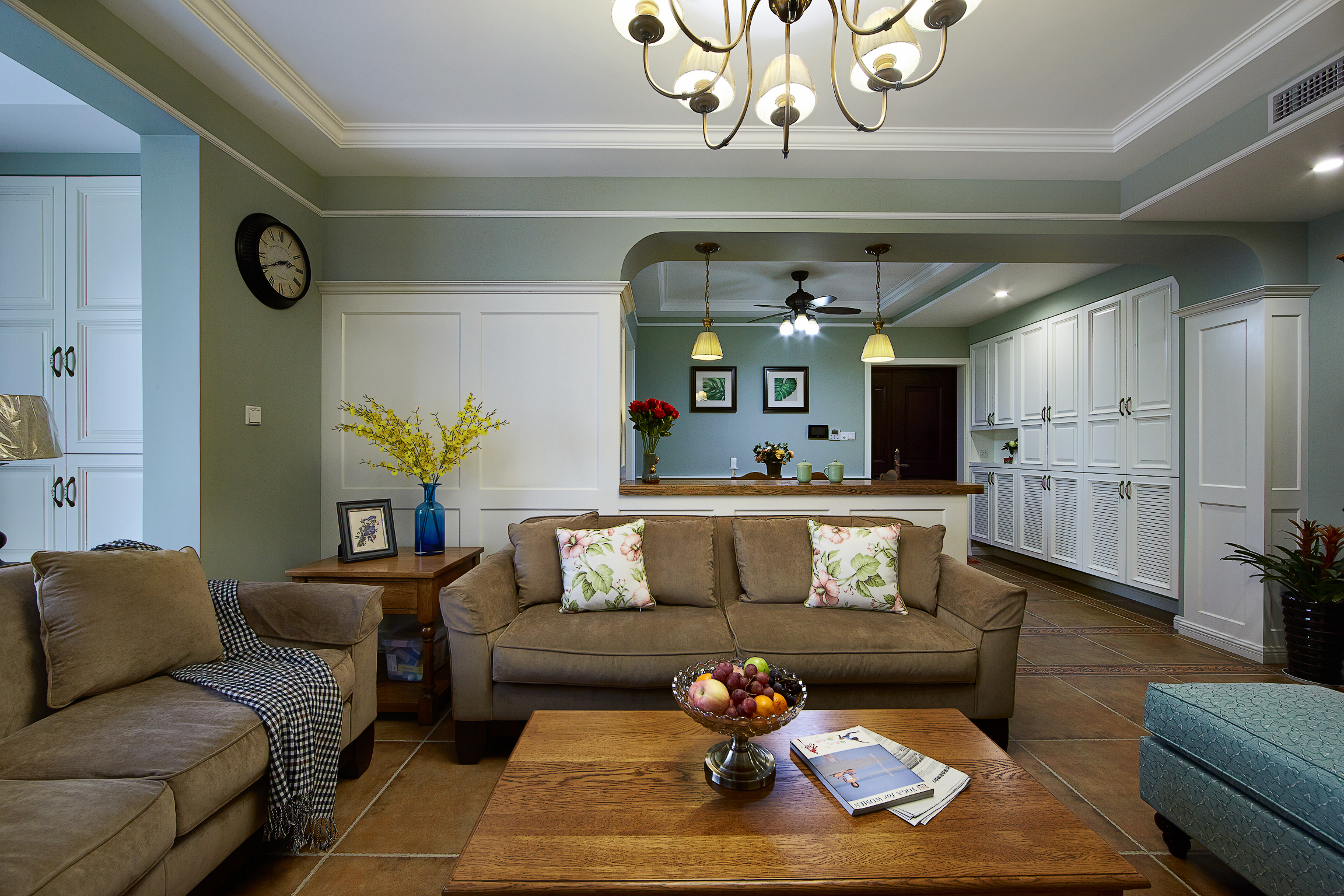 一步一风景,新乡馨华佳苑160平美式乡村风设计