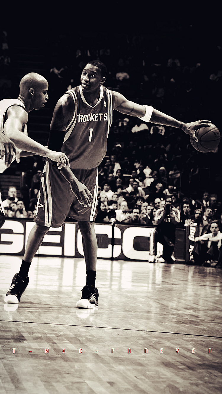 魔术时期麦迪扣篮壁纸,麦迪最霸气单手持球壁纸