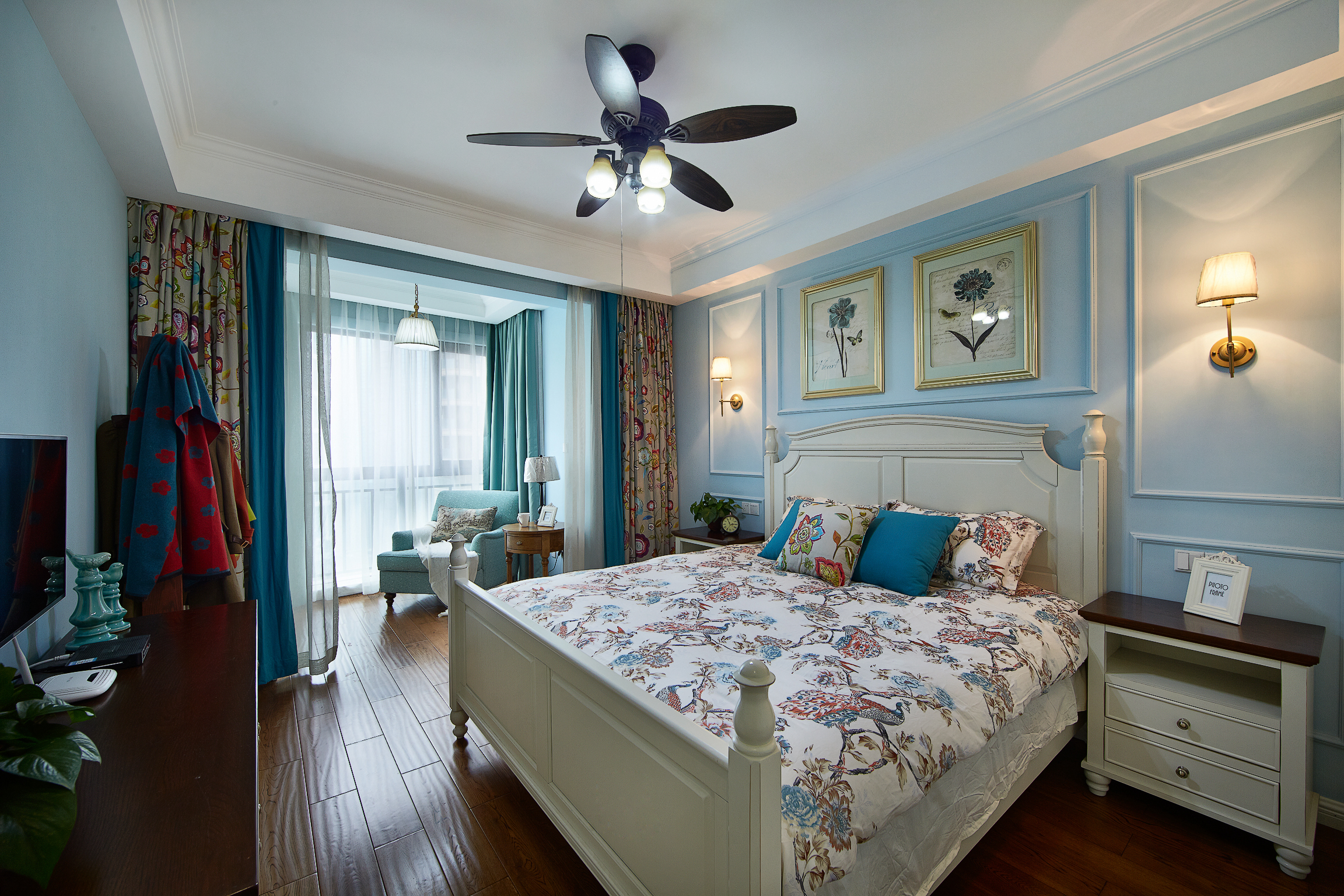 一步一风景,新乡馨华佳苑160平美式乡村风设计