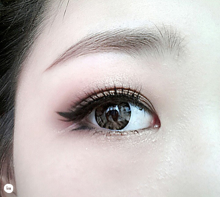 烟熏妆眼妆画法教程,港风烟熏妆眼影画法