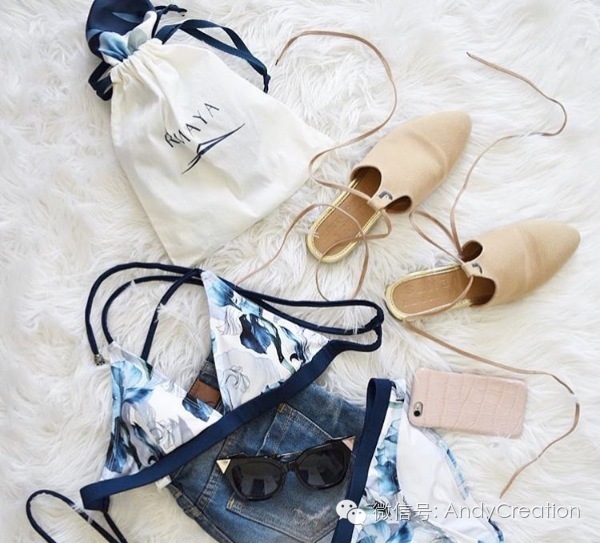 你们平时穿去洗澡的拖鞋，现在可潮了呢～