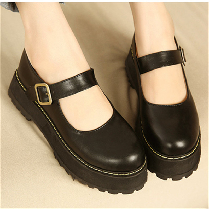 复古文艺森系小皮鞋,小皮鞋复古风