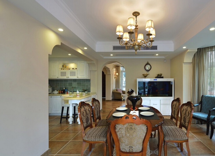 跃层280欧式装修效果图,280平大平层欧式装修效果图